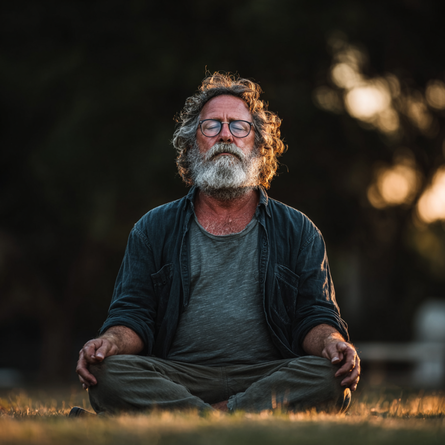 Інструктор допомагає літній жінці виконувати йога-асану